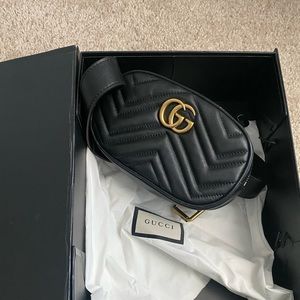 Black Gucci Fanny Pack